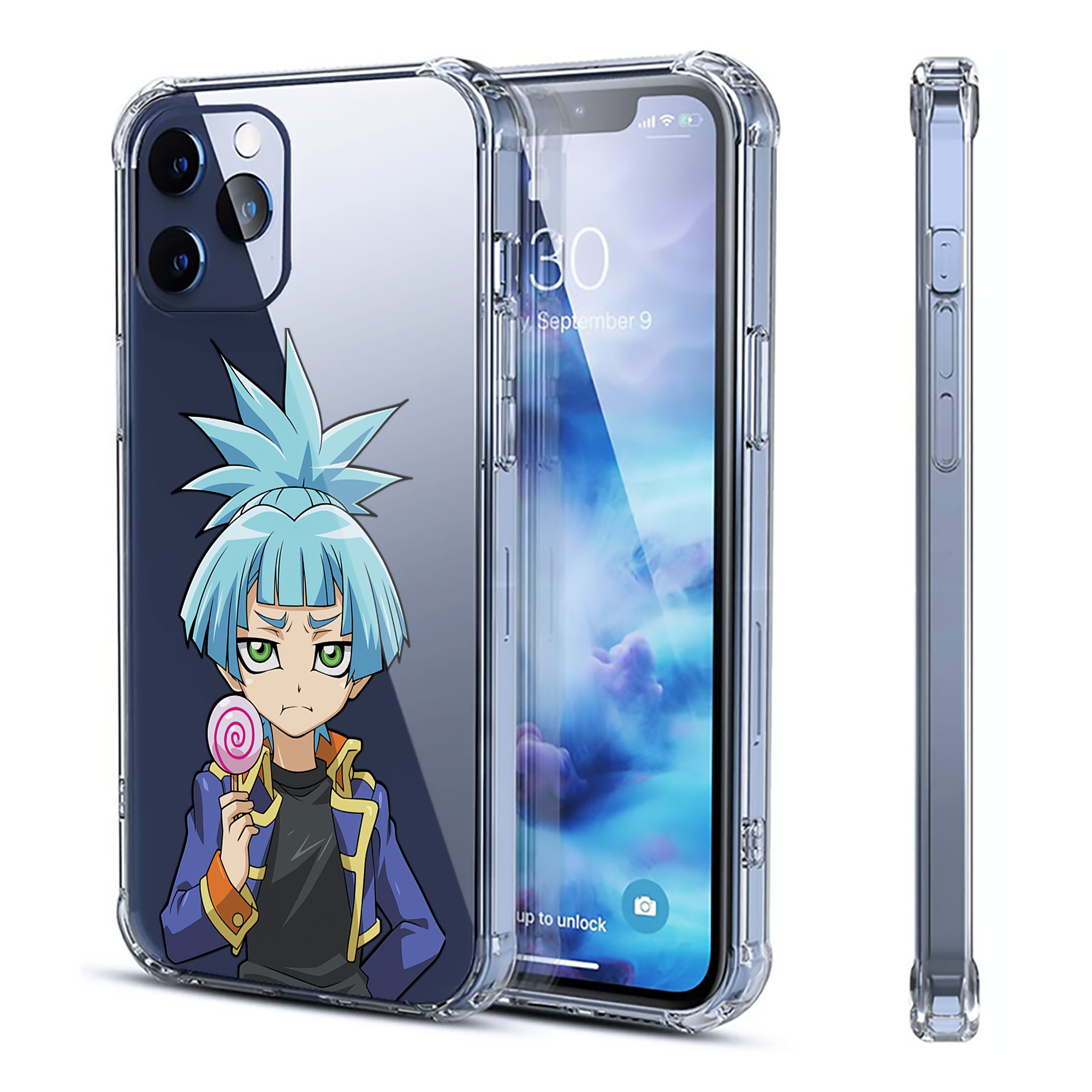 （画像用） 遊☆戯☆王 Yu-Gi-Oh! 【iPhone 12シリーズ対応】透明スマホケース（クリアソフトケース）
